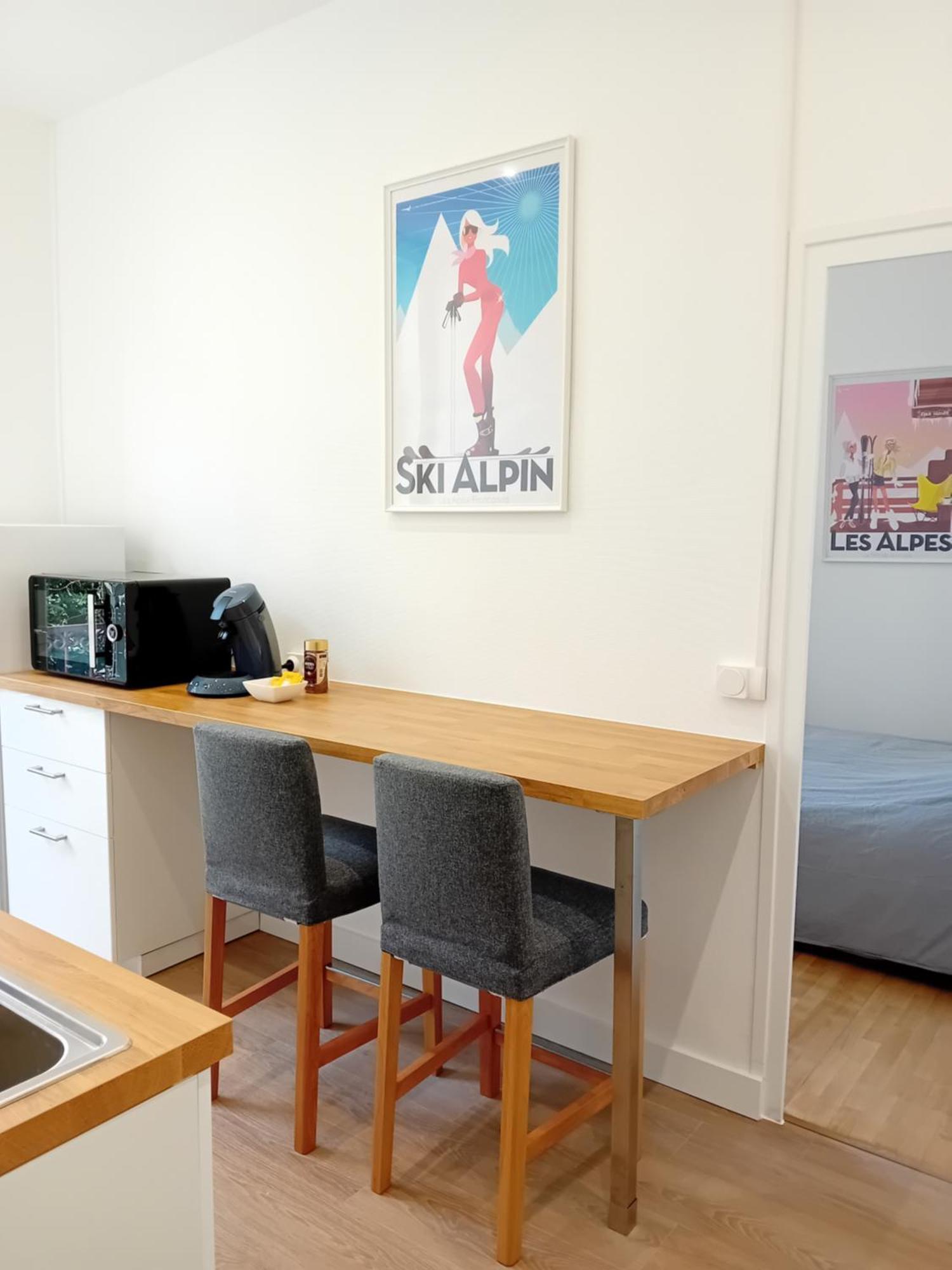 101 - Appart Renove Avec 1 Chambre Spacieuse - Tram Et Clinique Mutualiste A 1 Min Grenoble Eksteriør billede